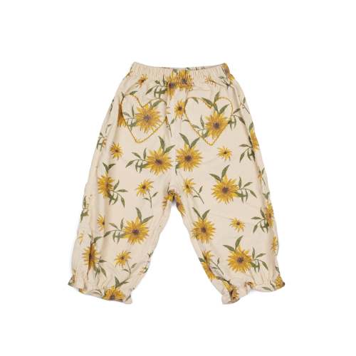 Heart Pocket Pants - Sunflower Field