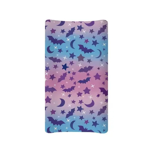 Halloween Bat Girls Changing Pad Covers Gradation Changing Table Cover for Baby Boys Soft Breathable Changing Pad Sheets Cover