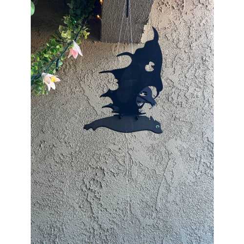 Flying Black Bat — Hanging Magical Mobile