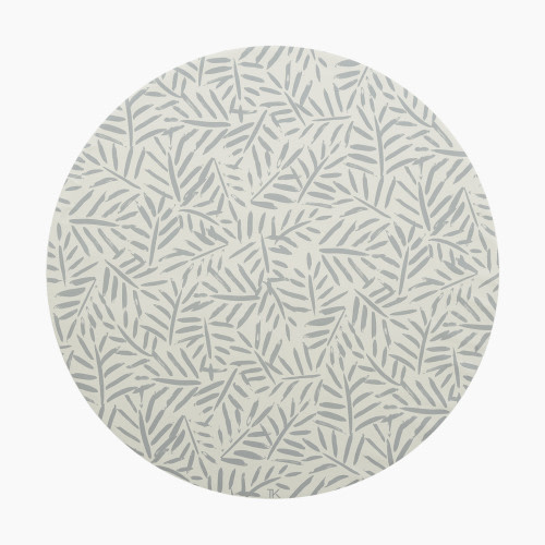 Toddlekind High Chair Splat Mat - Ocean Leaves Stone