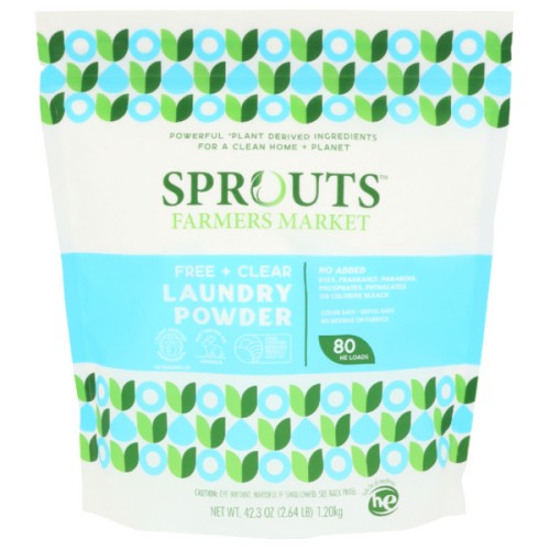 Sprouts Free And Clear Powder Laundry Detergent Same-Day Delivery or Pickup | Sprouts Farmers Market