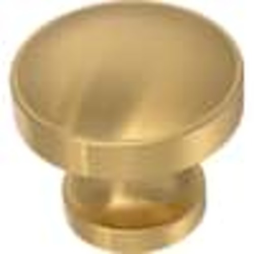 Liberty Phoebe 1-1/3 in. (34 mm) Modern Gold Round Cabinet Knob P33745C-117-C