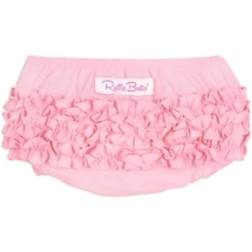 RuffleButts® Baby/Toddler Girls Ruffled Woven Bloomer