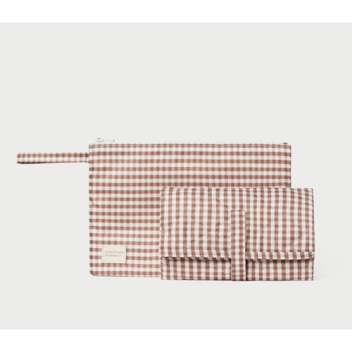 Dottie Brown Gingham Changing Pad | Soft Accessories