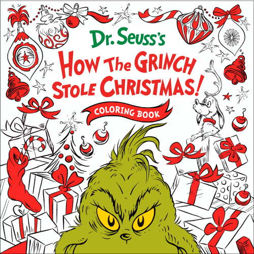How the Grinch Stole Christmas! Coloring Book, 80 pages (Paperback)