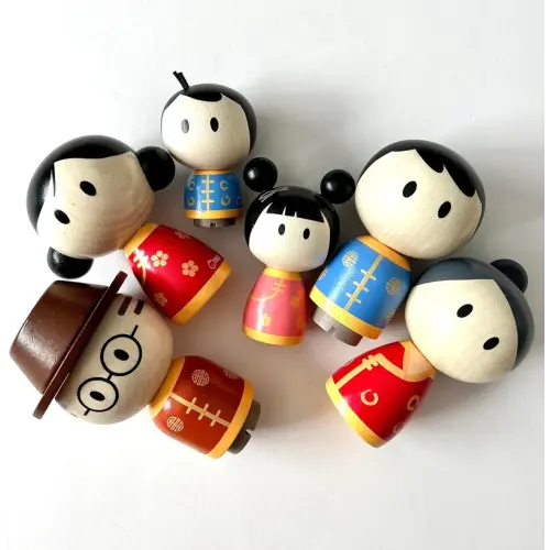 Bitty Bao Wooden Family