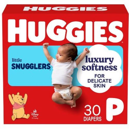Huggies Little Snugglers Gentle Protection Diapers - Preemie - 30ct