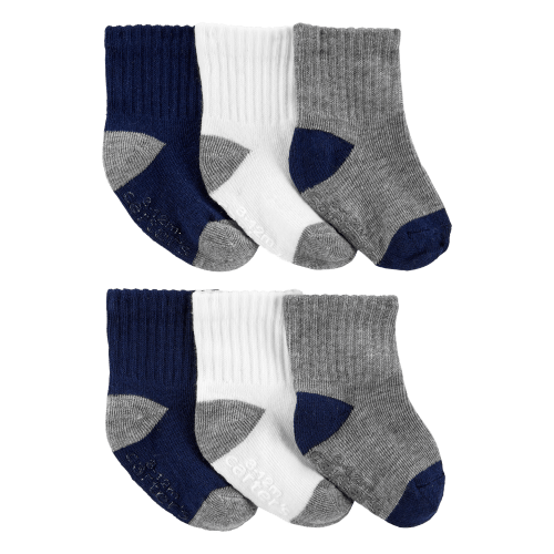 Baby 6-Pack Crew Socks - Carter's | Carter's