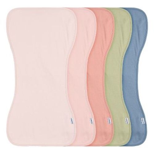 Gerber Baby Neutral Burp Cloths - Pink Blue - One Size Fits Most - 5-Pack