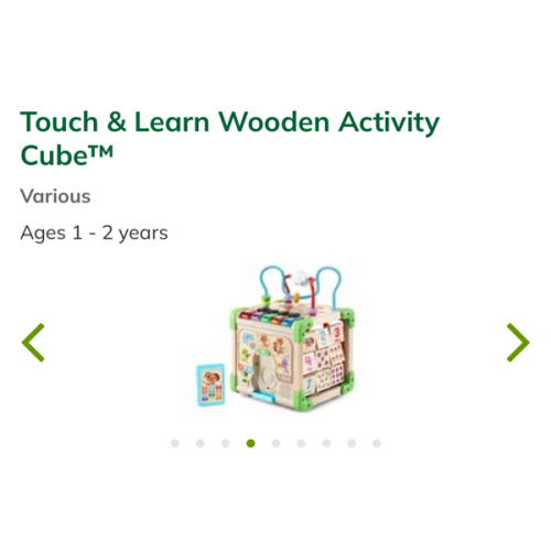 LeapFrog® Touch & Learn Wooden Activity Cube™ 100% FSC™-Certified Wood, Target Exclusive | LeapFrog