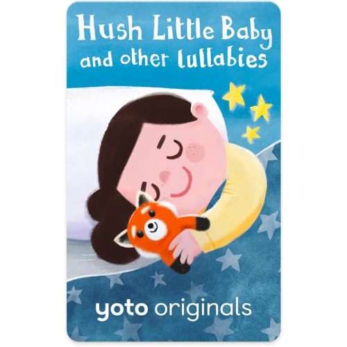 YOTO Hush Little Baby and Other Lullabies - Kids Audio Card for Use with Player & Mini All–in–1 Audio Player, Screen–Free Listening with Fun Festive Music for Playtime Travel & Parties, All Ages