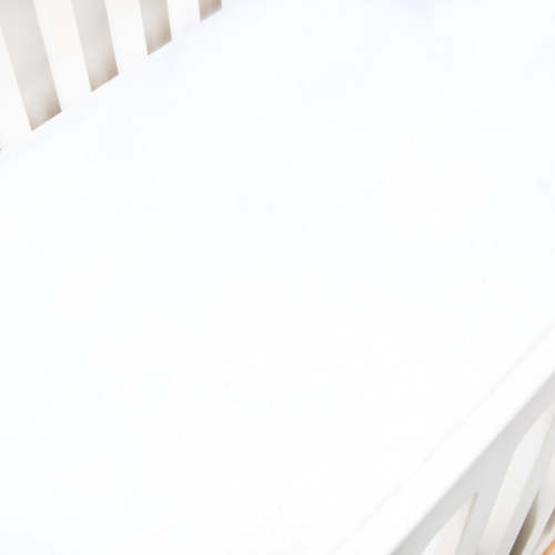 Solid Crib Sheet - White | Gooselings