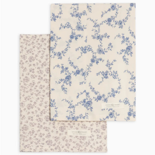 2-Pack Burp Cloths - Maria + Serena Floral