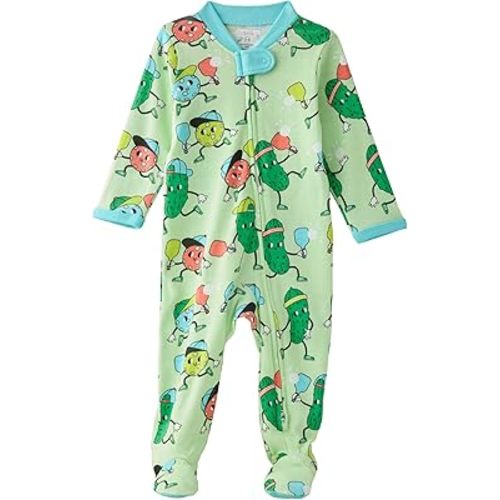baby-boys Scout Sleep & Play 100% Organic Cotton Footed Zip Front Sleeper Pajamas for Baby Boys