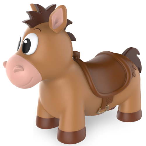 Flybar Bullseye Ride On Toy, Brown