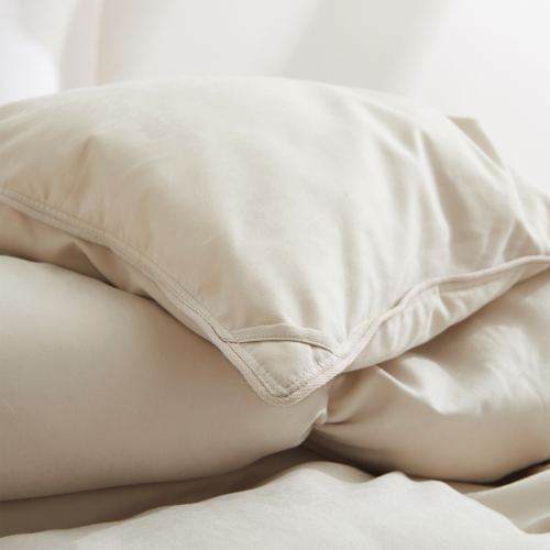 All Season White Goose Feather Fiber & Down Duvet Comforter