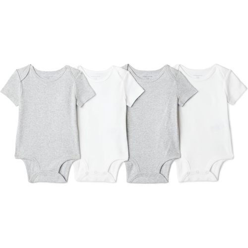 Amazon Essentials Unisex Babies' Short-Sleeve Bodysuits