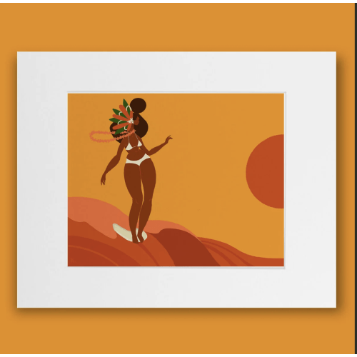 Punky Aloha original print 8x10 - Slide