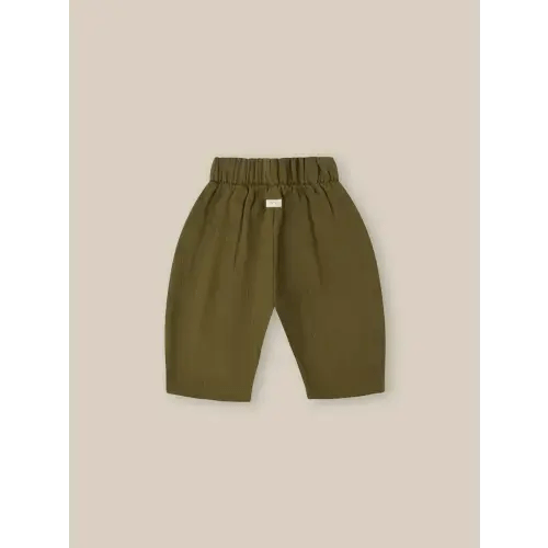Olive Fisherman Pants | Organic Zoo