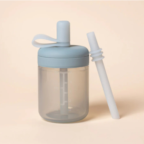 Silicone Training Cup with Straw