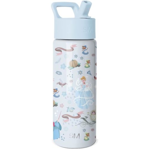 Simple Modern Disney Princess Kids Water Bottle & Toddler Cup | 18oz