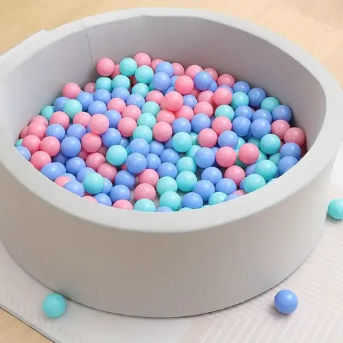 100pcs ball pit balls macaron colors non toxic soft plastic - Temu