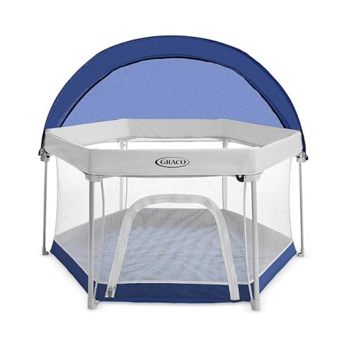 Graco® Pack 'n Play LiteTraveler LX Playard Outdoor and Indoor Playspace with Compact Fold UV Canopy