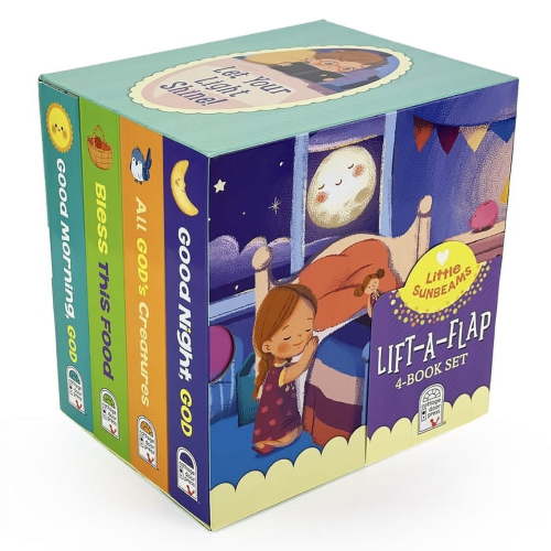 Little Sunbeams Little Sunbeams Religious Lift-A-Flap 4-Book Set (Little Sunbeams), (Board Book)