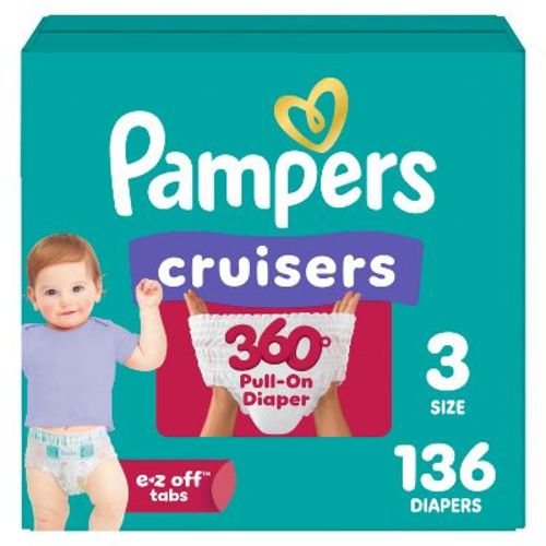 Pampers Cruisers 360 Diapers - (Select Size and Count)