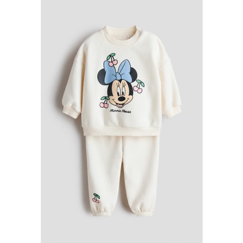 2-piece Printed Sweatshirt Set