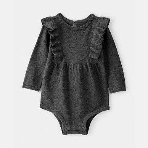 Baby Girl Carter's Ruffle Long Sleeve Bodysuit