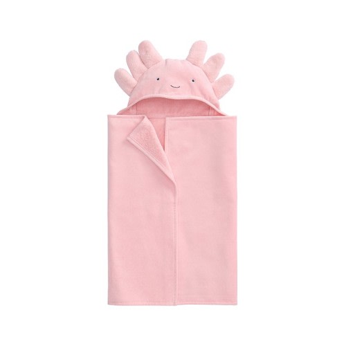 Axolotl Plush Baby Hooded Towel