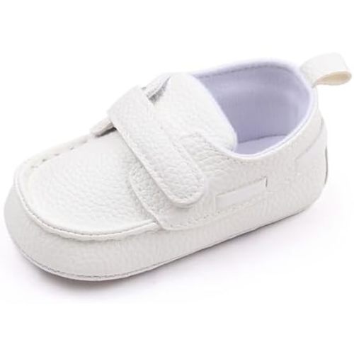 Infant Baby Girls Boys PU Leather Sneakers Soft Sole Toddler Newborn Loafers First Walkers Skate Shoe