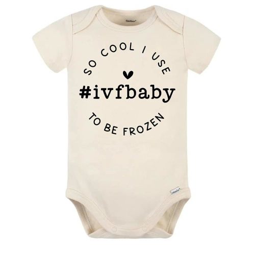 So Cool I used to be Frozen Onesie®, IVF Pregnancy Announcement,Rainbow Baby, Natural