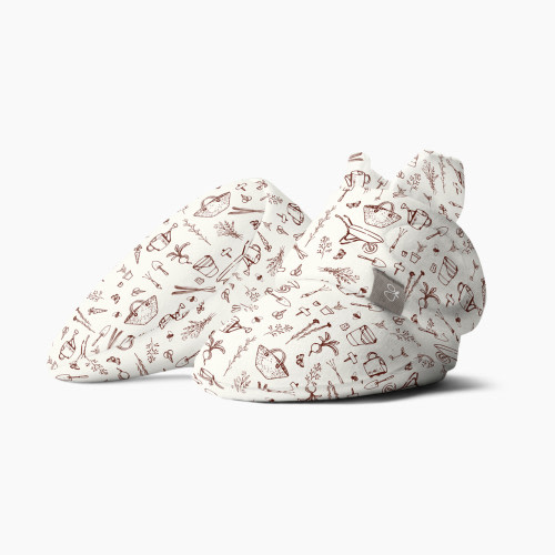 Goumi Kids In The Garden Collection Organic Cotton Stay-On Boots - Garden, 6-12 Months
