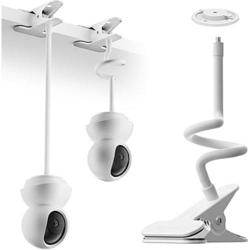 Baby Monitor Mount Compatible with TP-Link Tapo C200/C210/C220/C225, Kasa Security Camera EC70/EC71/KC410S, Flexible Gooseneck Camera Holder