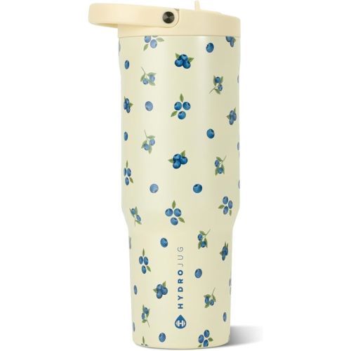 HydroJug Sport 40 oz Insulated Stainless Steel Water Bottle, Freshly Pick'd