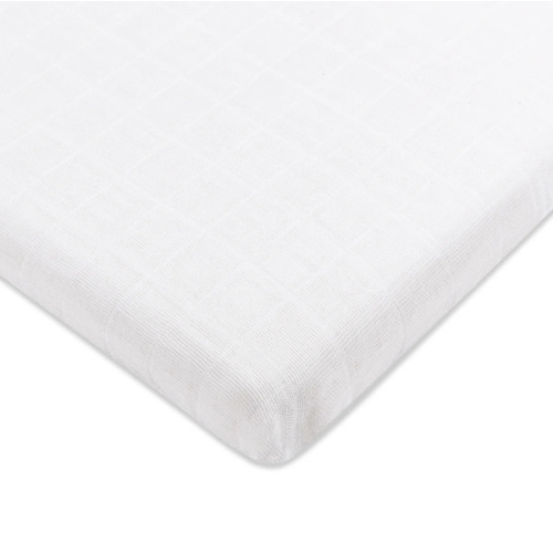 Babyletto All-Stages Bassinet Sheet in GOTS Certified Organic Muslin Cotton