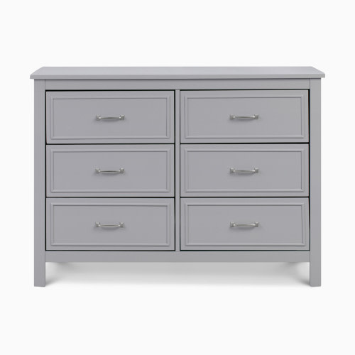 daVinci Charlie 6-Drawer Double Dresser - Grey