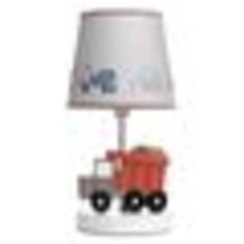 Bedtime Originals by Lambs & Ivy Construction Zone Lamp with Shade (Includes CFL Light Bulb)