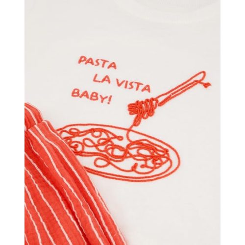 Light Red Baby Tee And Pant Set | Best&Less™ Online