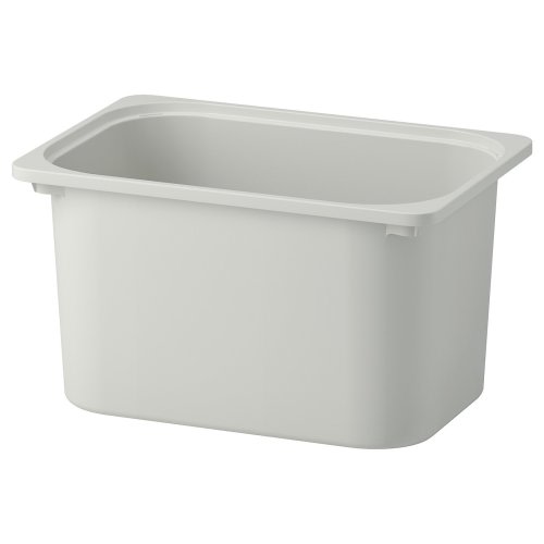 TROFAST Storage box - gray 42x30x23 cm (16 ½x11 ¾x9 ")
