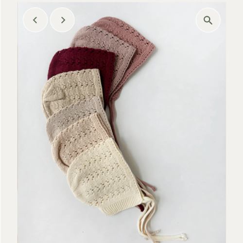 Jamie Knit Bonnet – Olive and Cradle