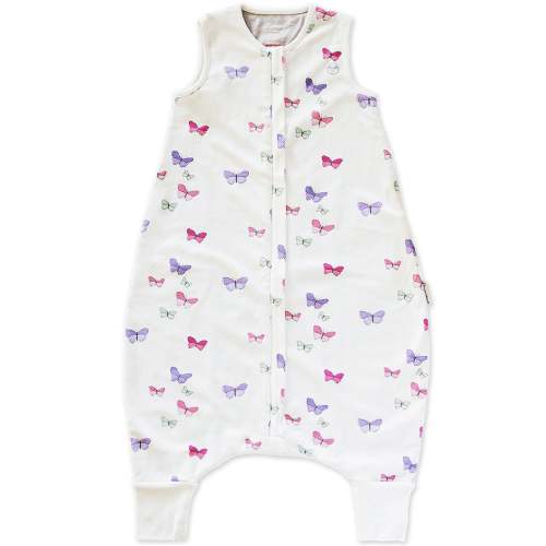 4 Season® Baby Sleep Bag with Feet, Merino Wool & Organic Cotton, Butterfly