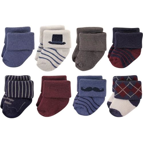 Hudson Baby Baby Girls' Cotton Rich Newborn and Terry Socks