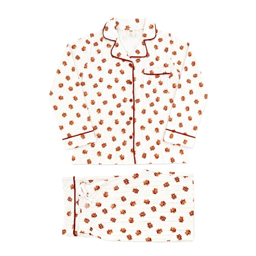 Teddy Bear | Organic Cotton Pointelle Matching Family Womens Clothes – SpearmintLOVE