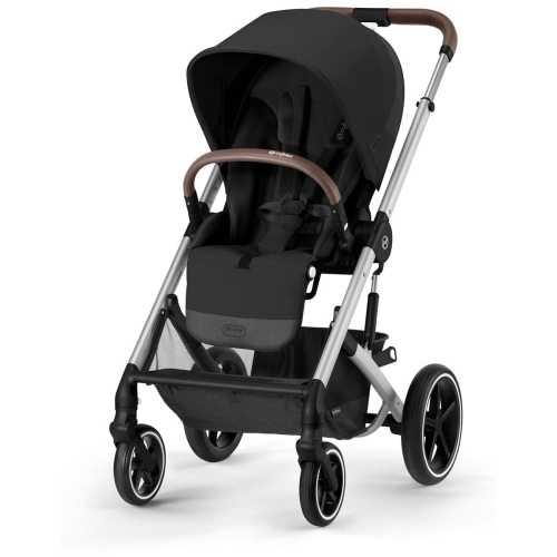 Cybex Balios S Lux 2 Stroller - Silver Frame / Moon Black