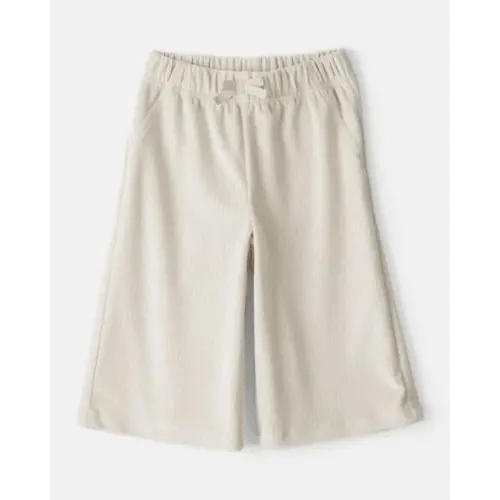 Baby Girl Ribbed Flare Pants - Tan | Carter's