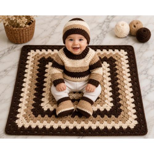Crochet Baby Dress Pattern PDF | Newborn Layette Bundle (Digital Download)
