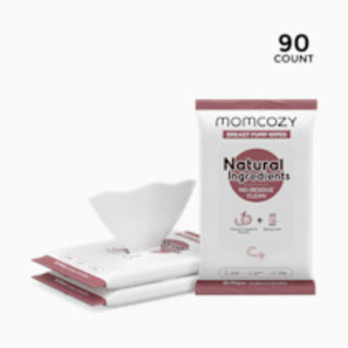 Momcozy Momcozy Natural Breast Pump Wipes (3 Pack) - White, 30